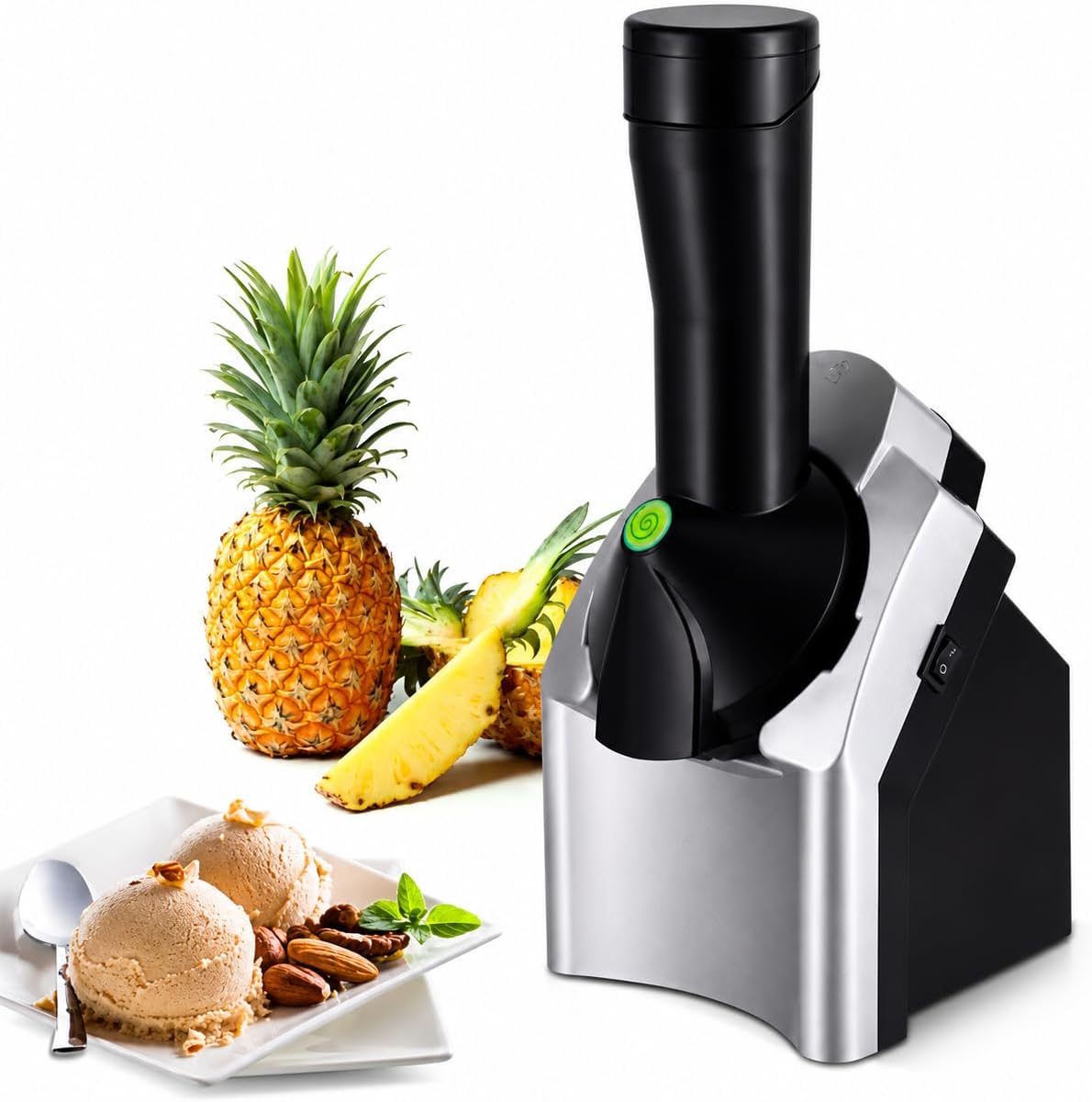 Fruit Soft Serve Ice Cream Maker, Home Frozen Dessert Machine For Sherbet, Sorbet, Fruit Ice Cream And Frozen Yoghurt